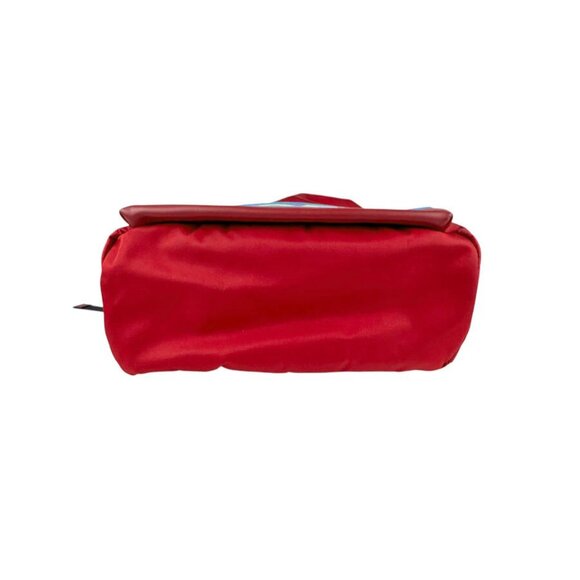 FENDI Backpack Red/Yellow/Blue Nylon/Leather - Picture 4 of 14
